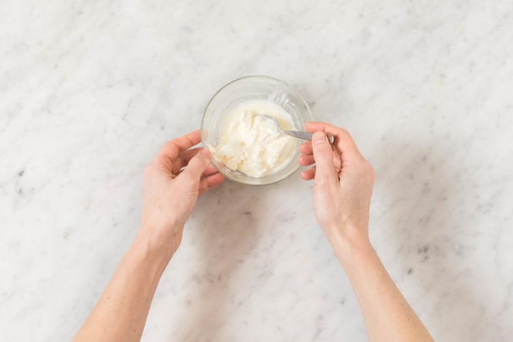Creme fraiche anrühren