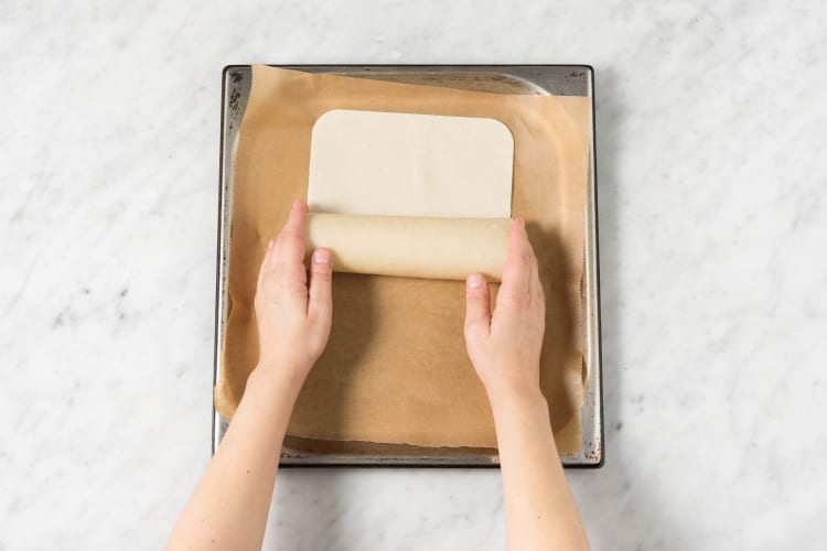 Flammkuchenteig belegen