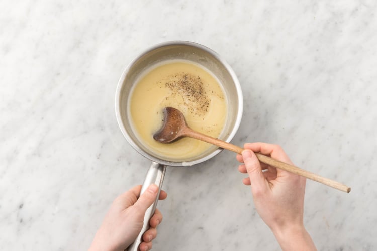 Prep The Peppercorn Sauce