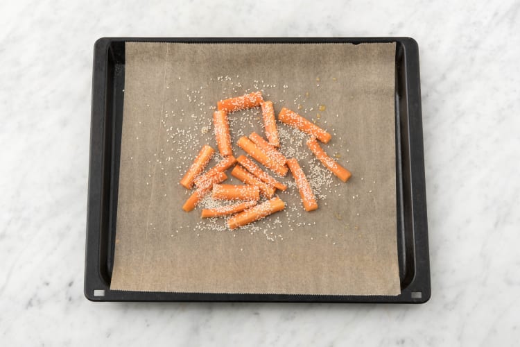 Cook The Sesame Carrots