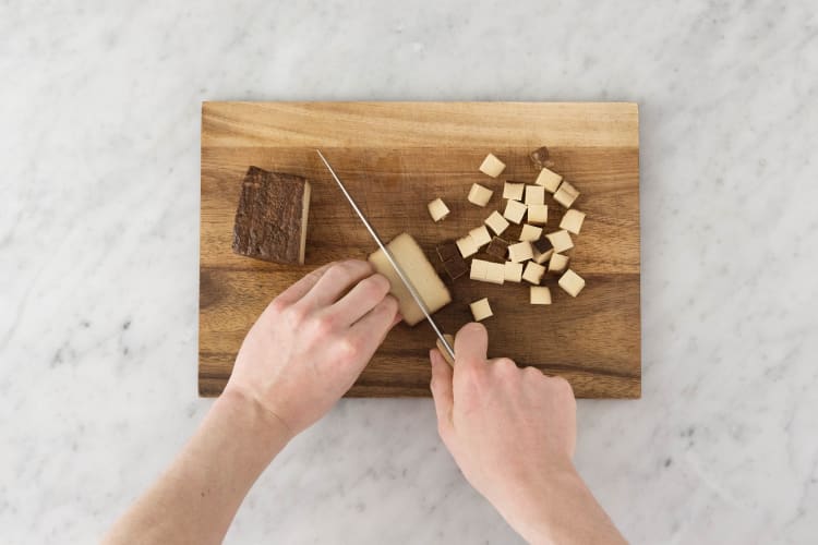 Tofu schneiden