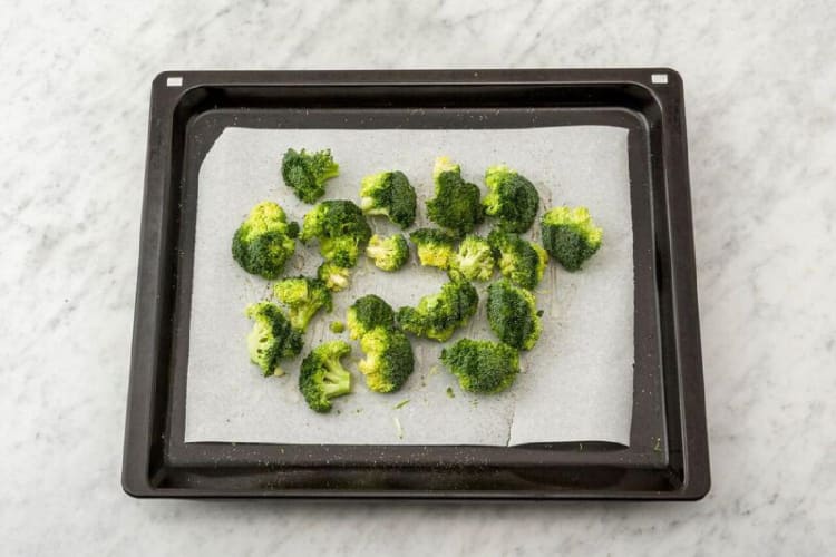 Roast the broccoli