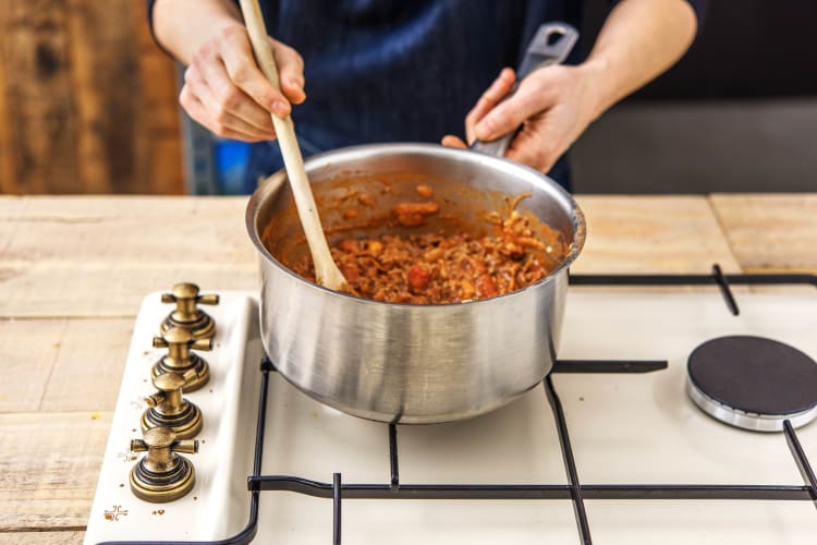 Cook the Bolognese