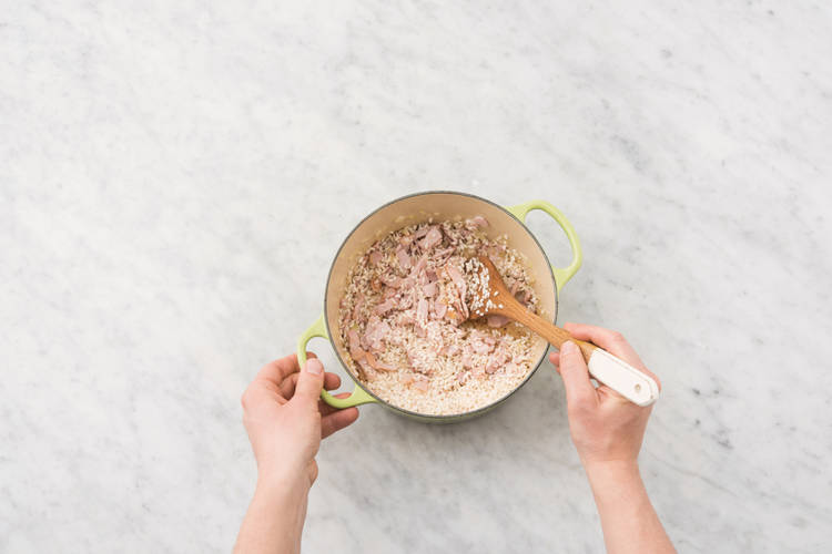 Easy Baked Bacon & Green Bean Risotto Recipe HelloFresh