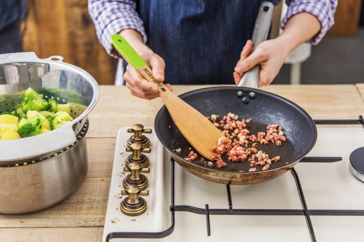 Fry the Pancetta