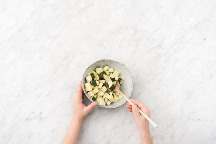 Broil Chicken and Toss Zucchini