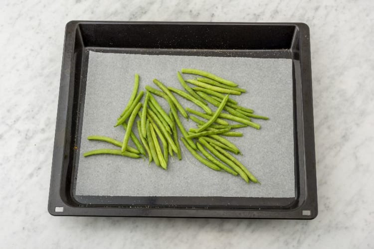 Prep and Roast Green Beans