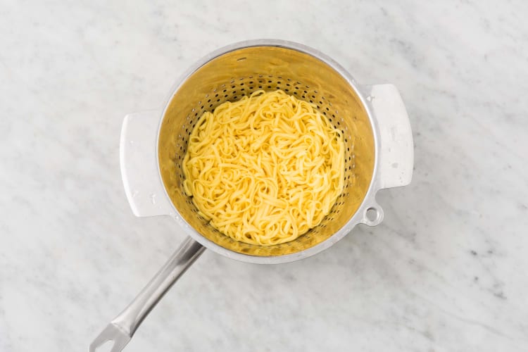 Fettuccine koken