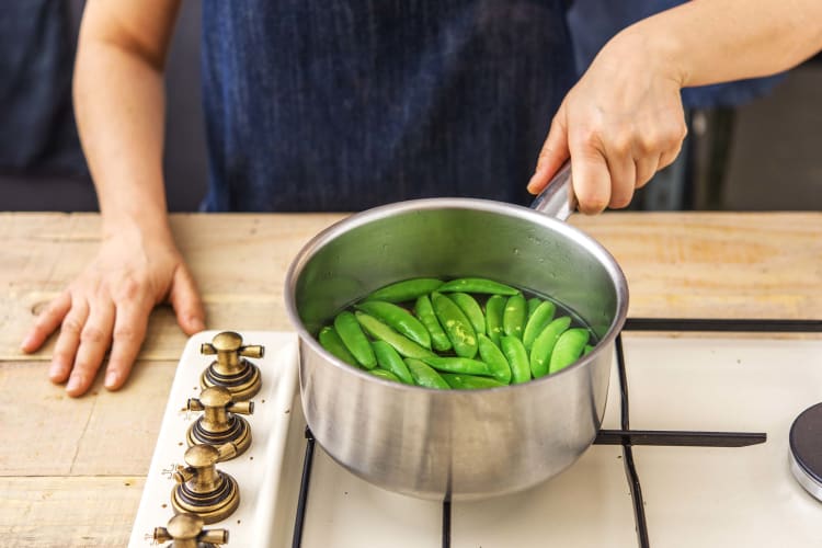 Cook the Sugar Snaps
