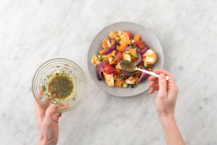 Grilled Cheese and Veggie Jumble Recipe HelloFresh