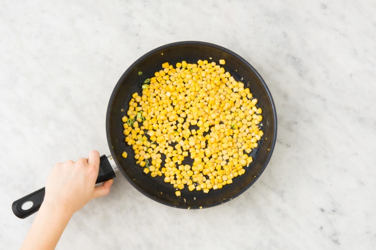 Cook Corn and Scallions