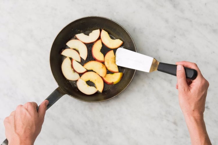 Prep and Cook Apples