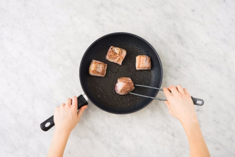 Sear Pork and Prep