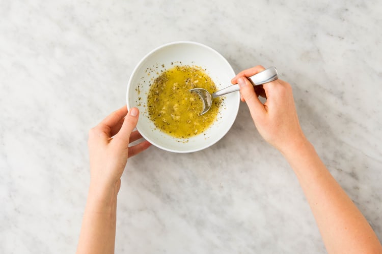 Preheat Oven and Make Garlic Butter