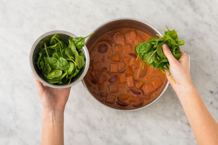 Curry fertigstellen