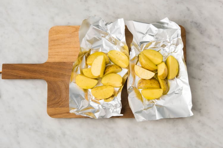Aardappelen poffen