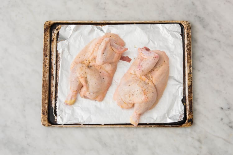 Prep and Bake Chicken