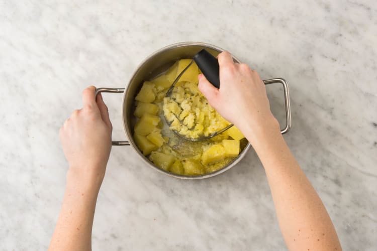 Puree stampen