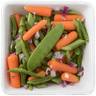 Karotten-breite Bohnen-Mix