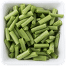 Haricots verts coupés